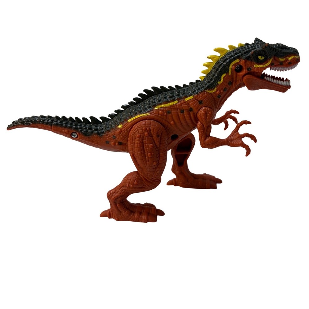 Terra by Battat Dinosaur Action Figure Orange Black Toy Prehistoric Animal